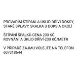 Štípání a úklid dříví Doksy a okolí 