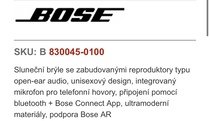 Brýle BOSE FRAME RONDO STYLE